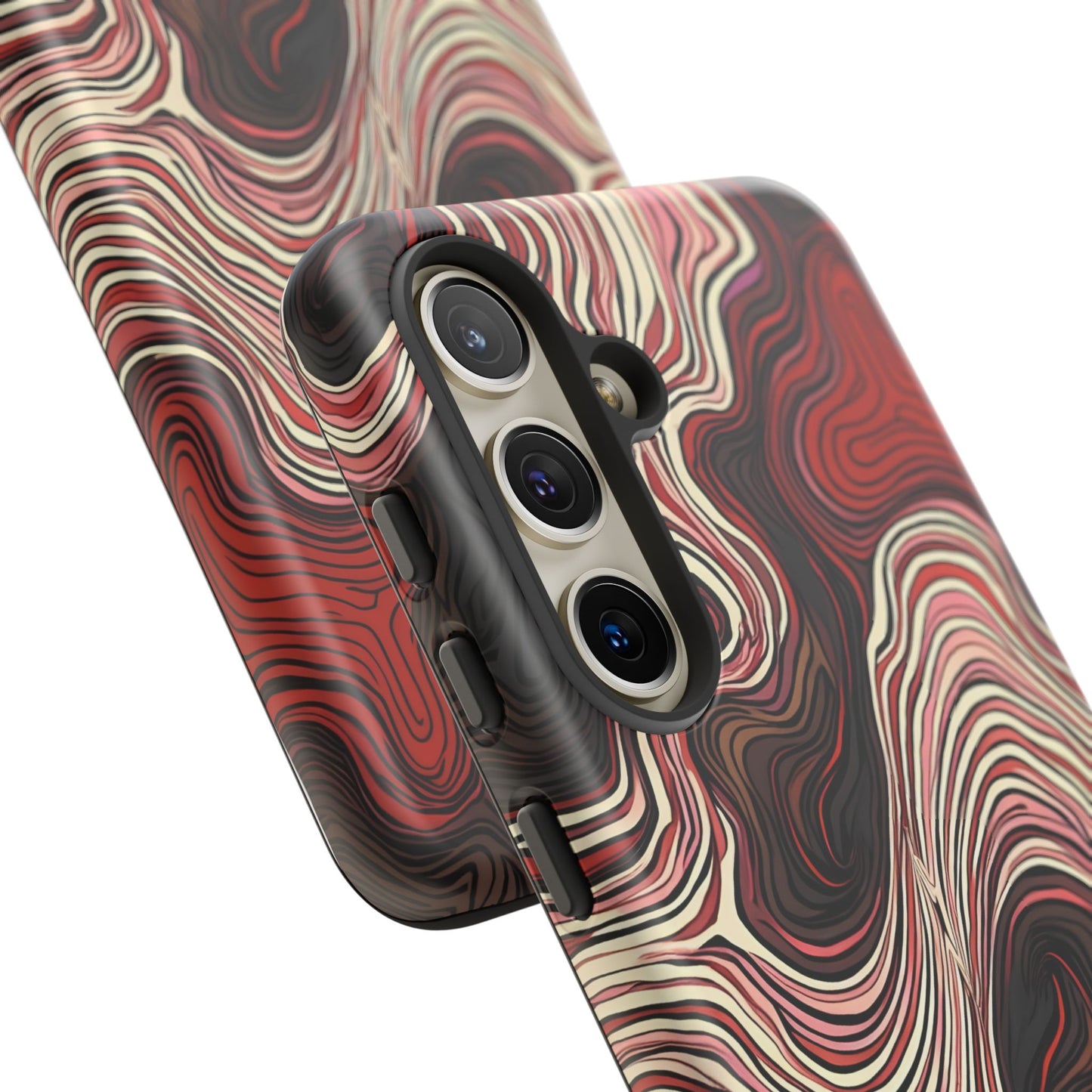 Abstract wavy illusion with swirling lines | Pattern Design