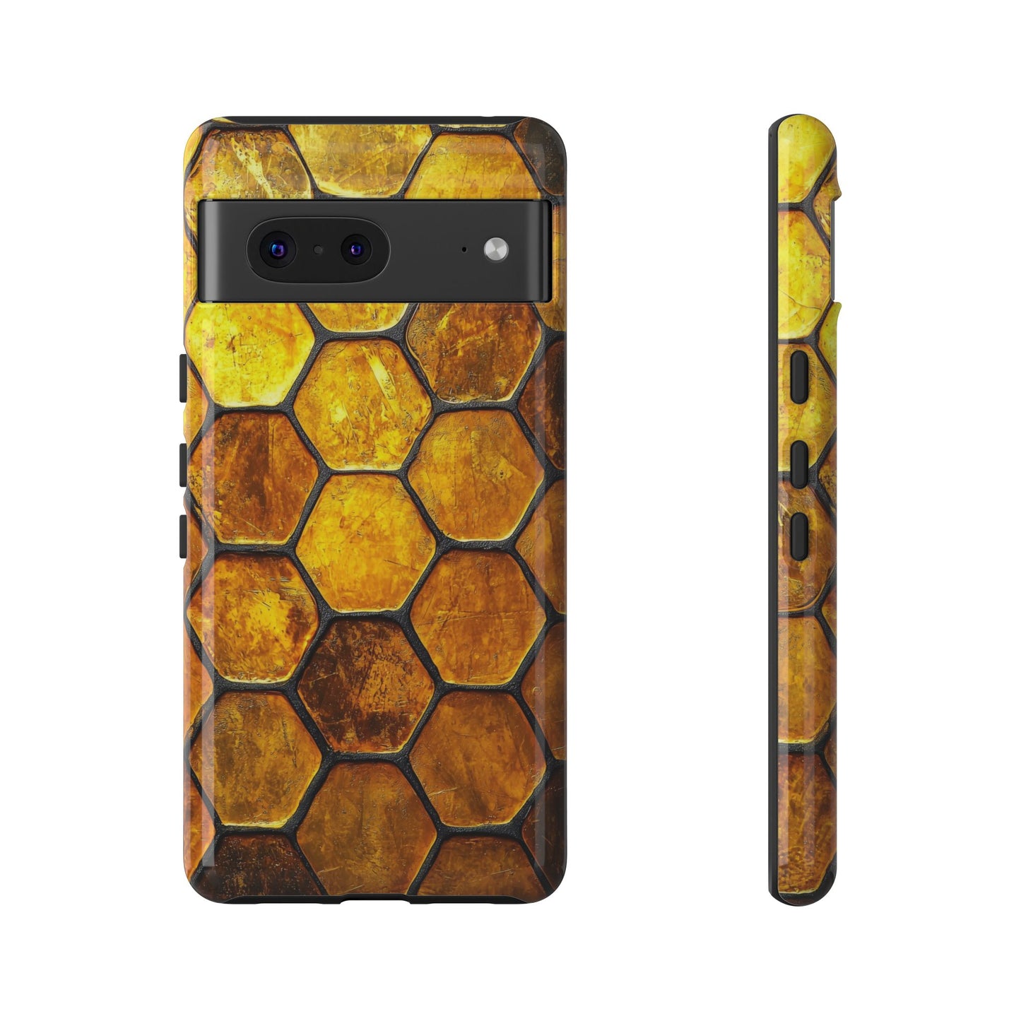 Golden Honeycomb Phone Case – iPhone, Google Pixel, Samsung