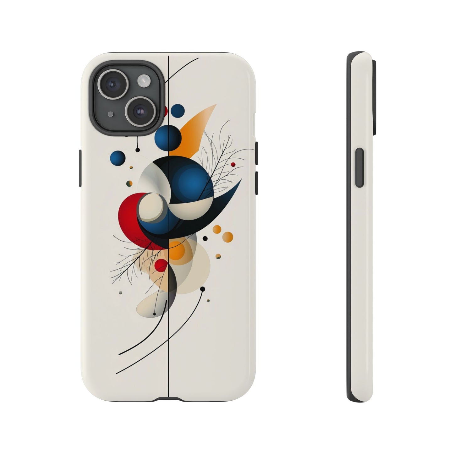 Celestial Balance – Abstract Geometric Phone Case for iPhone, Samsung & Pixel