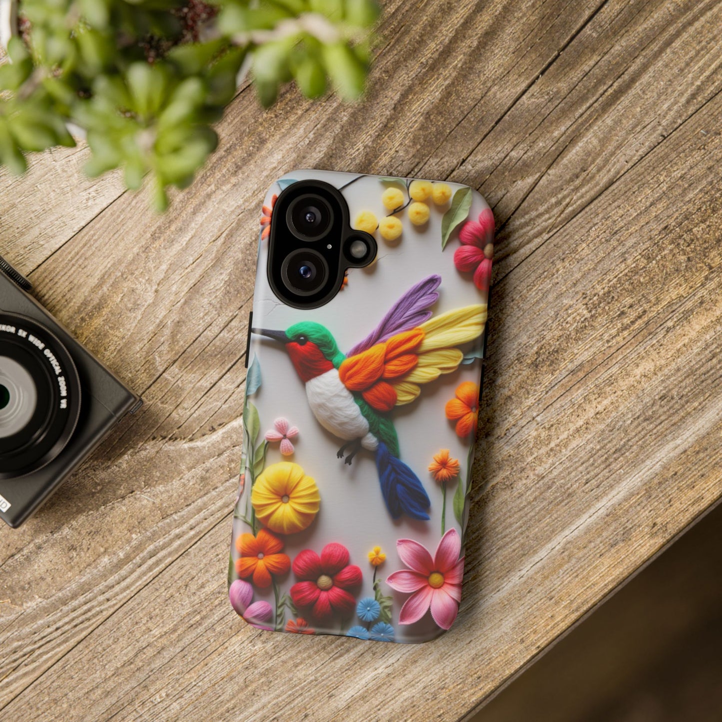 Elegant Hummingbird with Floral Mosaic Design | Nature's Artistic Vibes | Pixel 8 pro