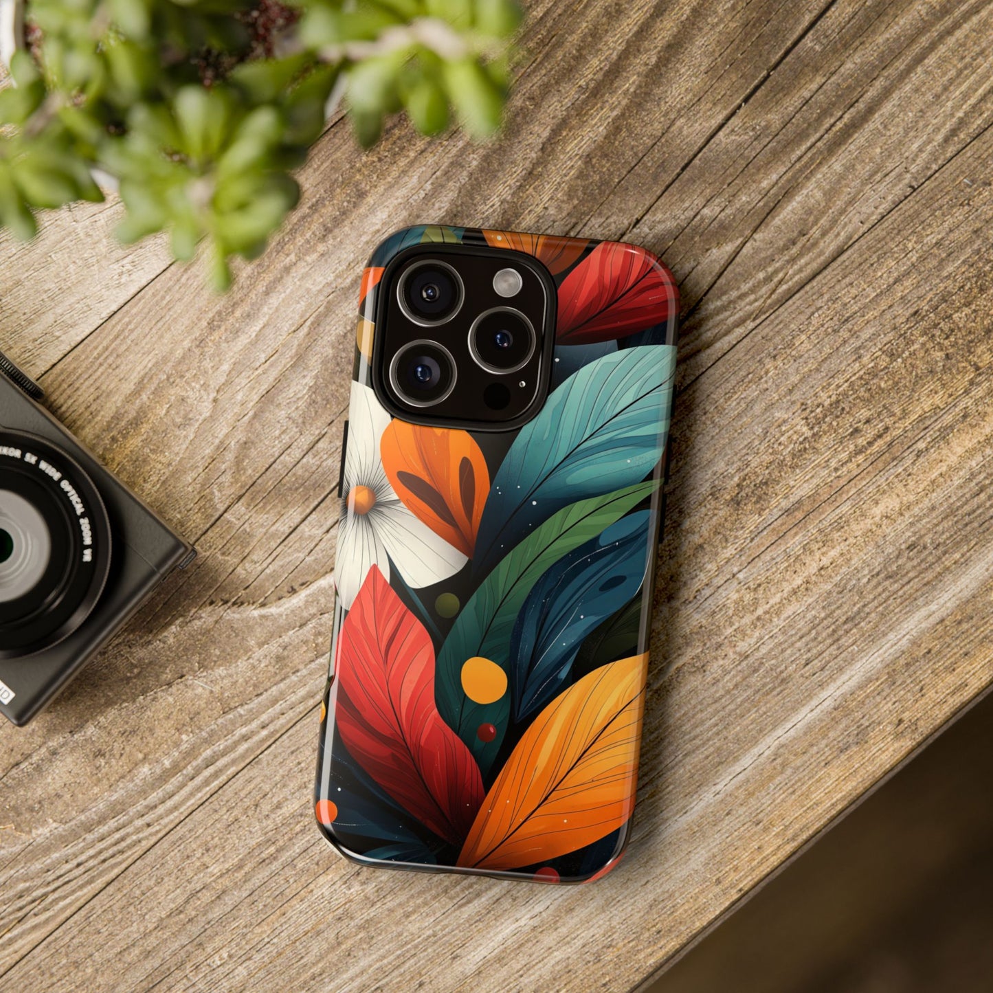 Tropical Burst Floral Phone Case | Vivid Nature Vibes for iPhone, Pixel & Samsung