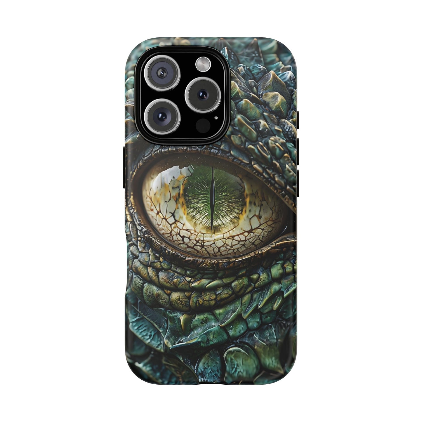 A Dragon's Eye With Intricate Scales phone case design.