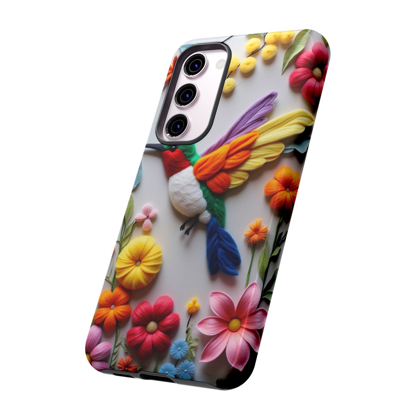 Elegant Hummingbird with Floral Mosaic Design | Nature's Artistic Vibes | Pixel 8 pro