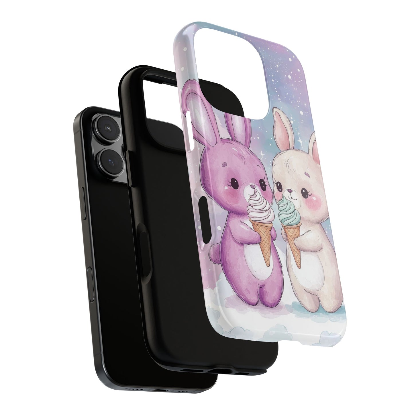 Sweet Bunny Bliss - Kawaii Anime Phone Case for iPhone, Samsung, Google Pixel