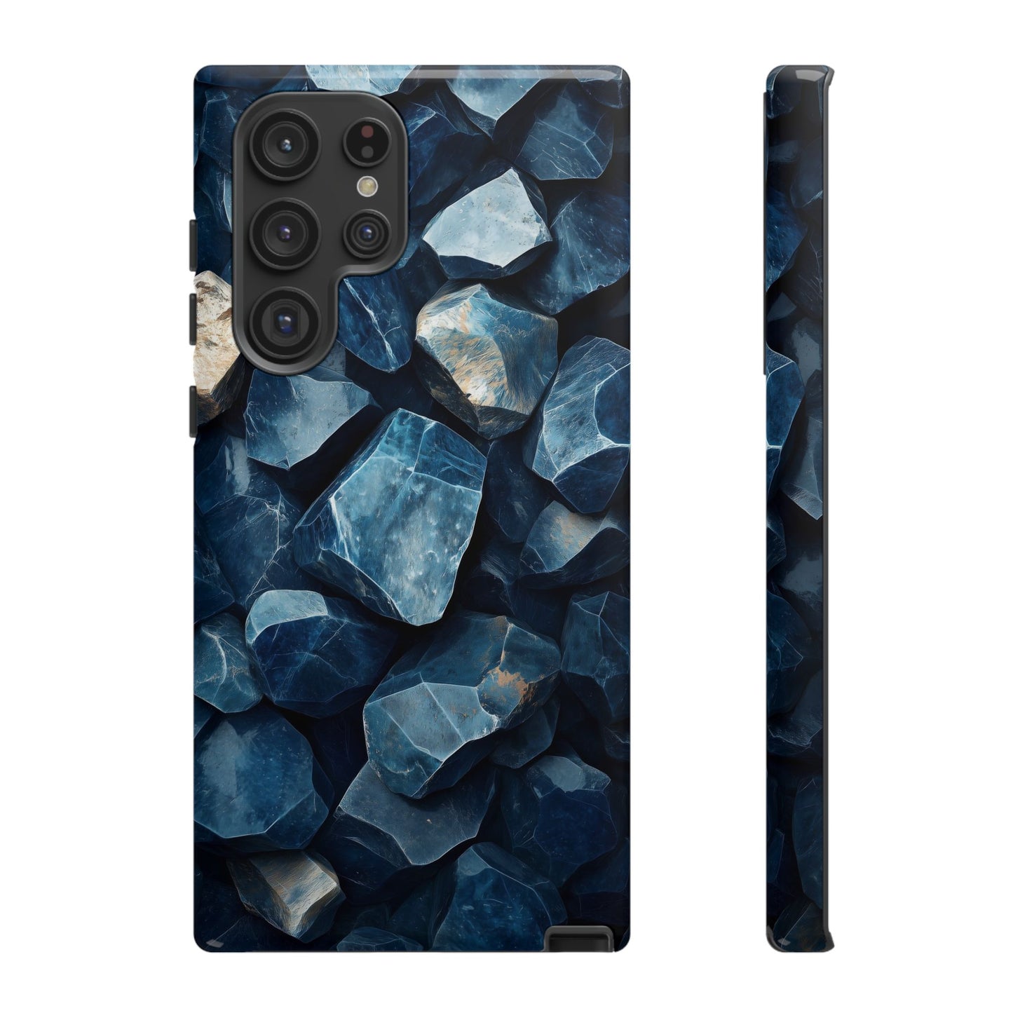 Mystic Blue Crystals Print Phone Case for iPhone, Google Pixel, Samsung