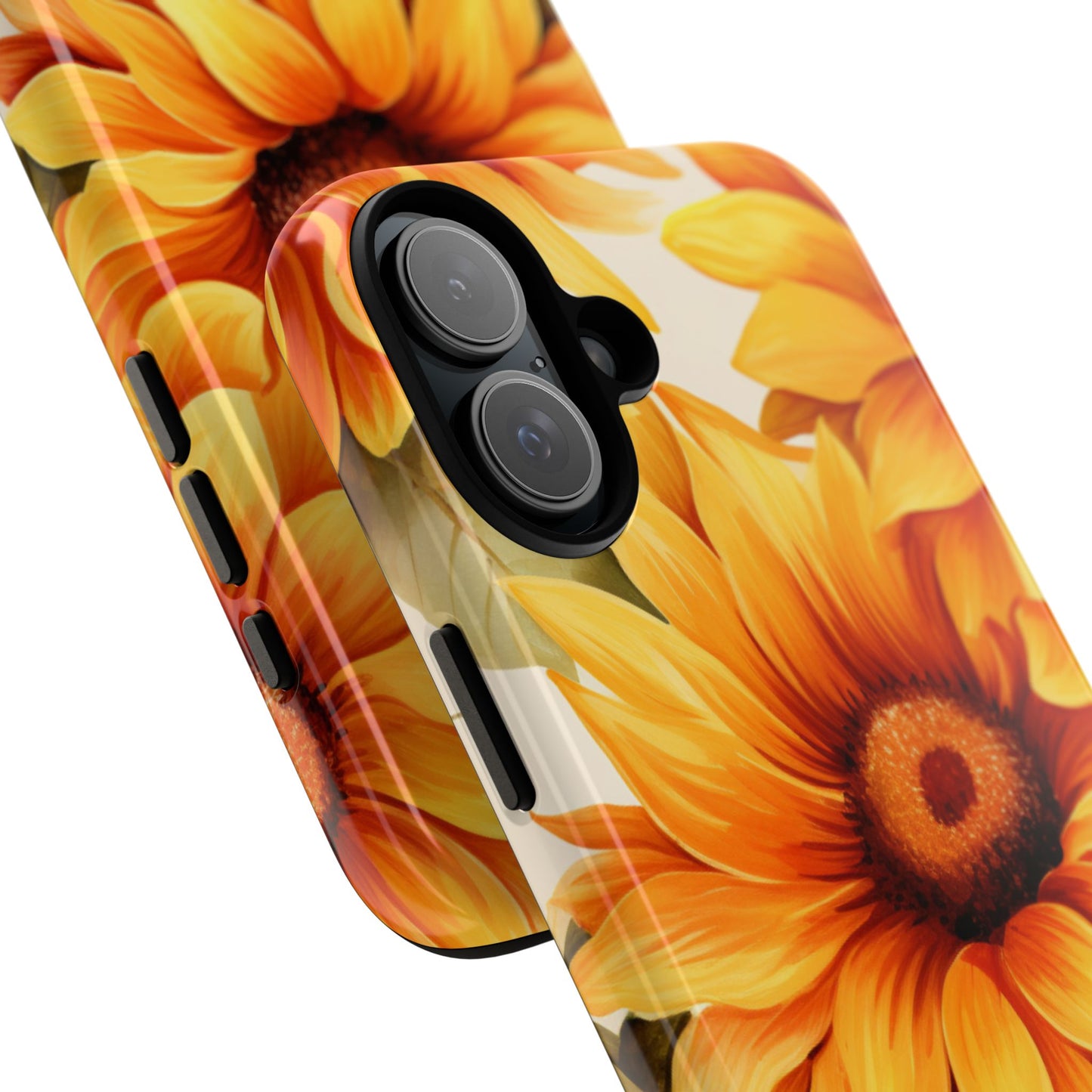Golden Sunflower Glow Mobile Case – Radiant & Elegant