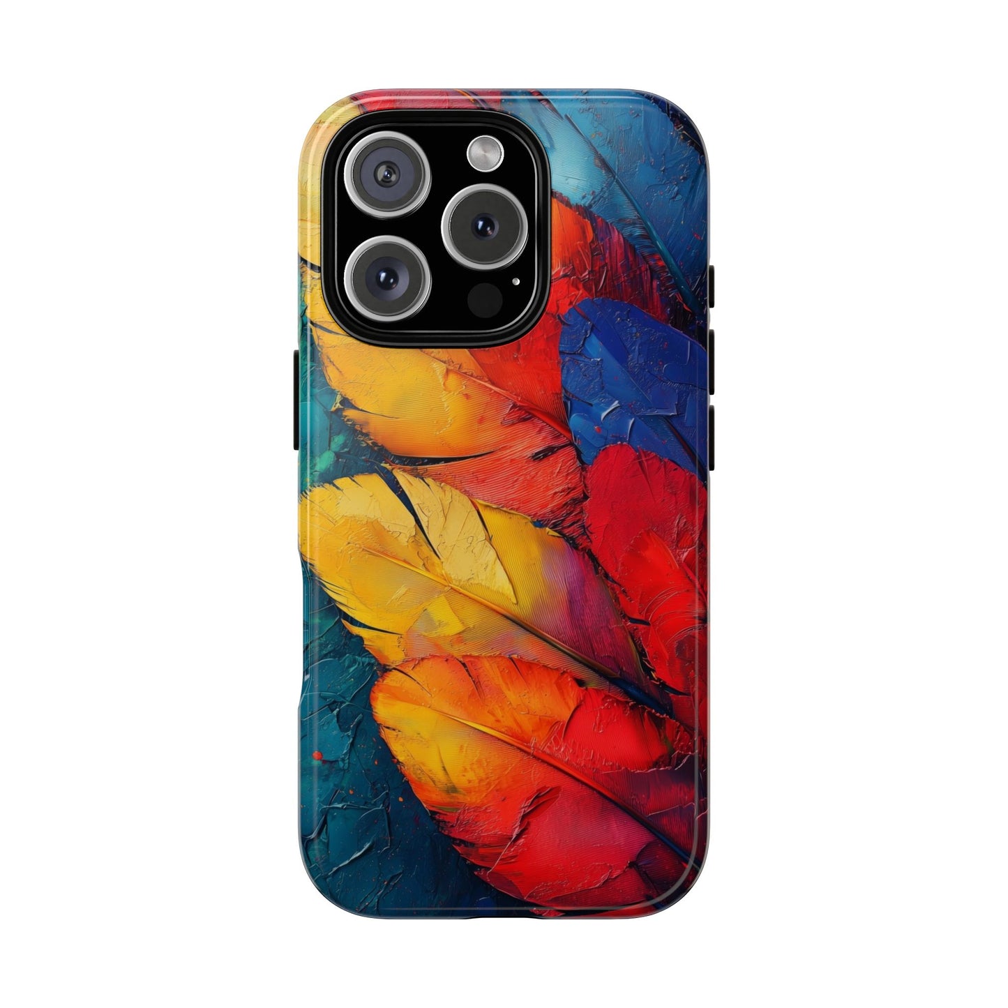 Tropical Macaw Feather Phone Case for iPhone, Samsung & Google Pixel