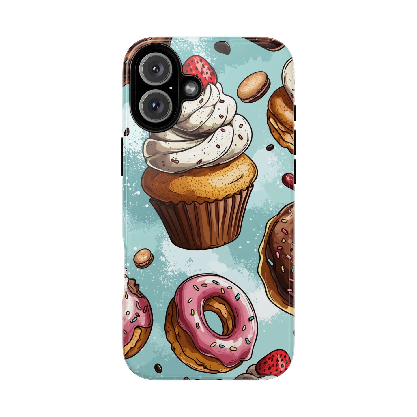 Sweet Bliss: Anime Dessert Delight Phone Case for iPhone, Samsung, Google Pixel