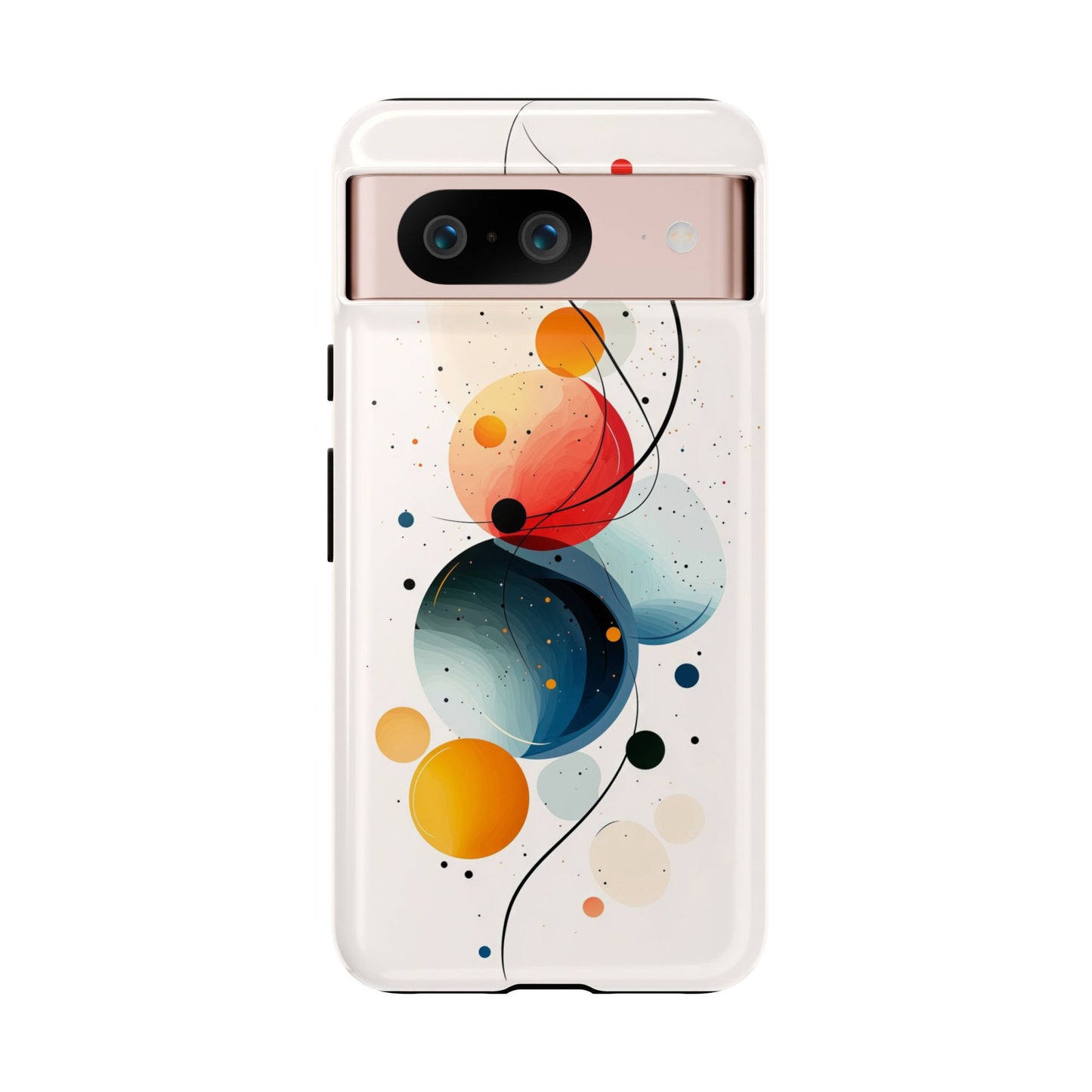 Orbital Drift – Cosmic Flow Abstract Phone Case for iPhone, Samsung & Pixel