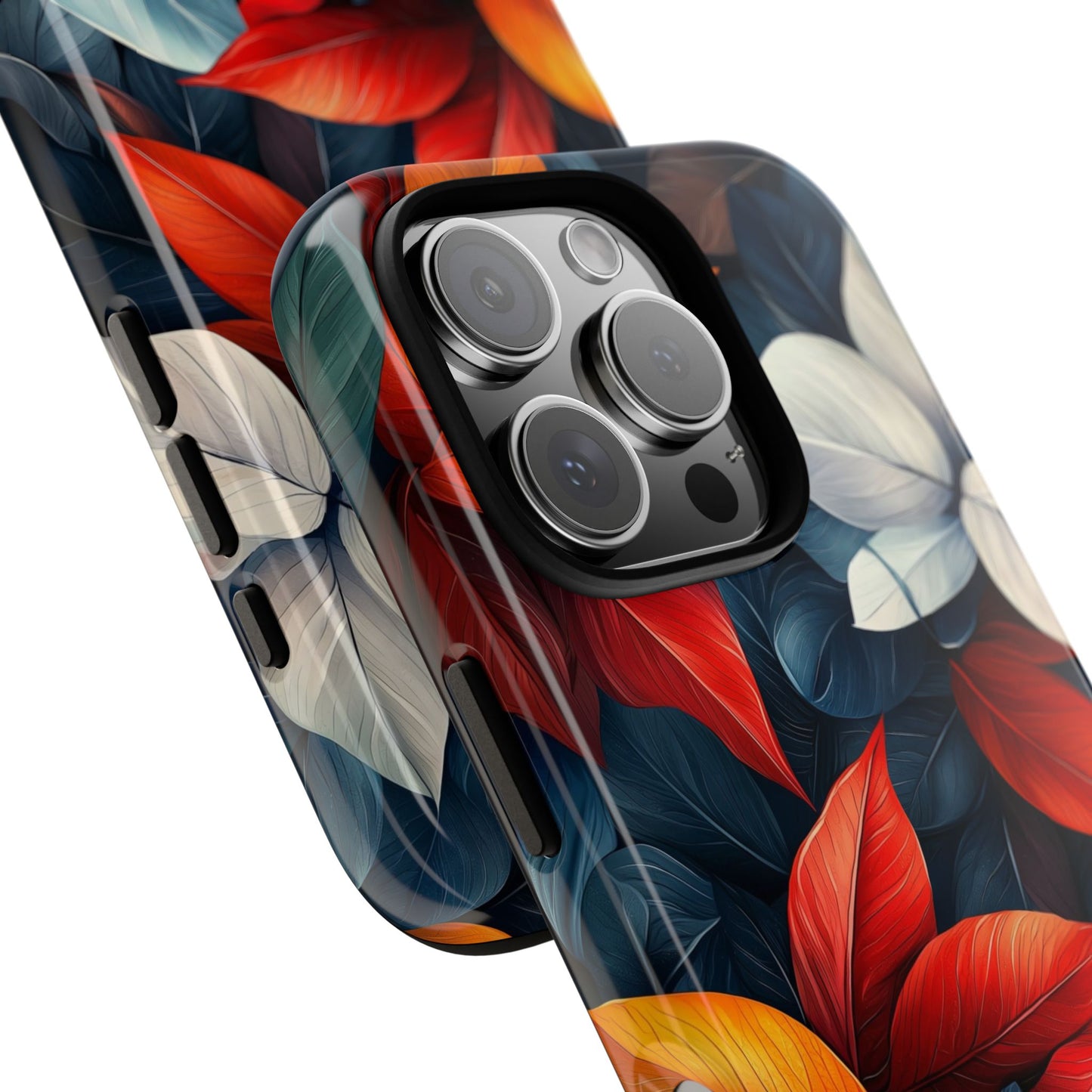 Autumn Midnight Leaves | Luxe Floral Phone Case for iPhone, Pixel & Samsung