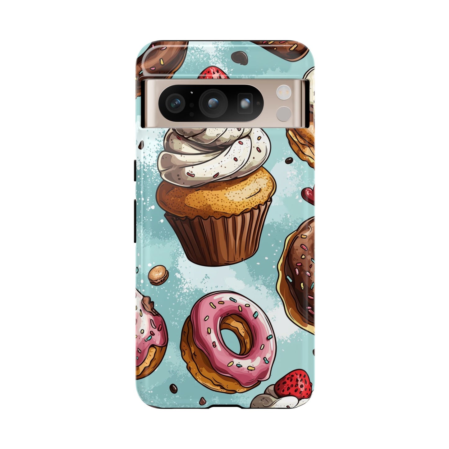 Sweet Bliss: Anime Dessert Delight Phone Case for iPhone, Samsung, Google Pixel