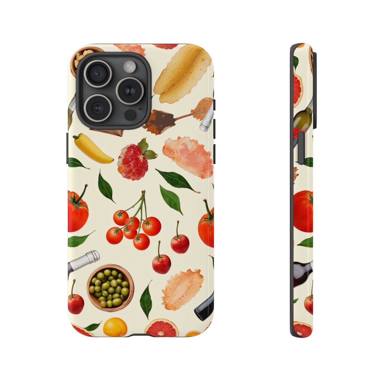 Fresh Fruits & Veggies Pattern Phone Case