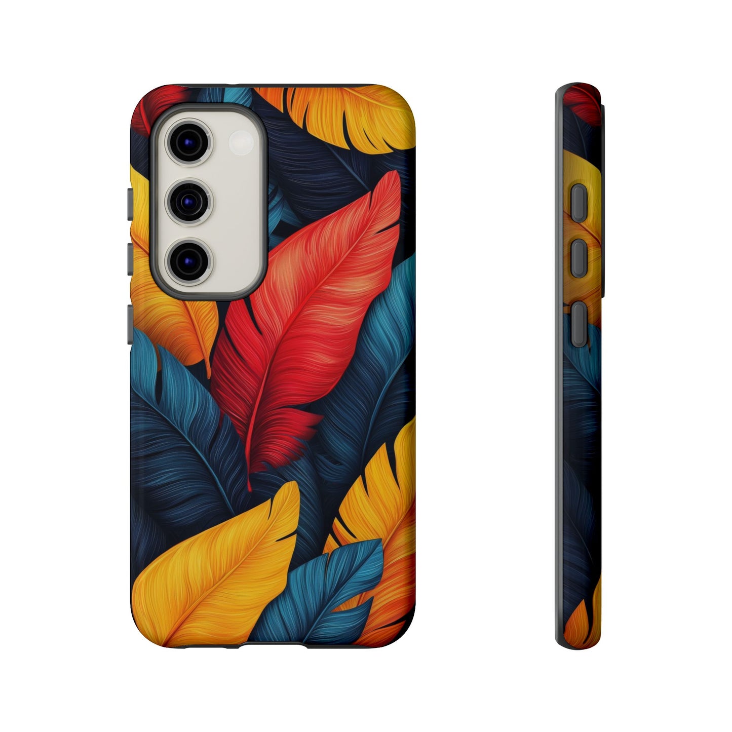 Jungle Toucan Feathers Phone Case β Vibrant & Unique for iPhone, Pixel & Samsung