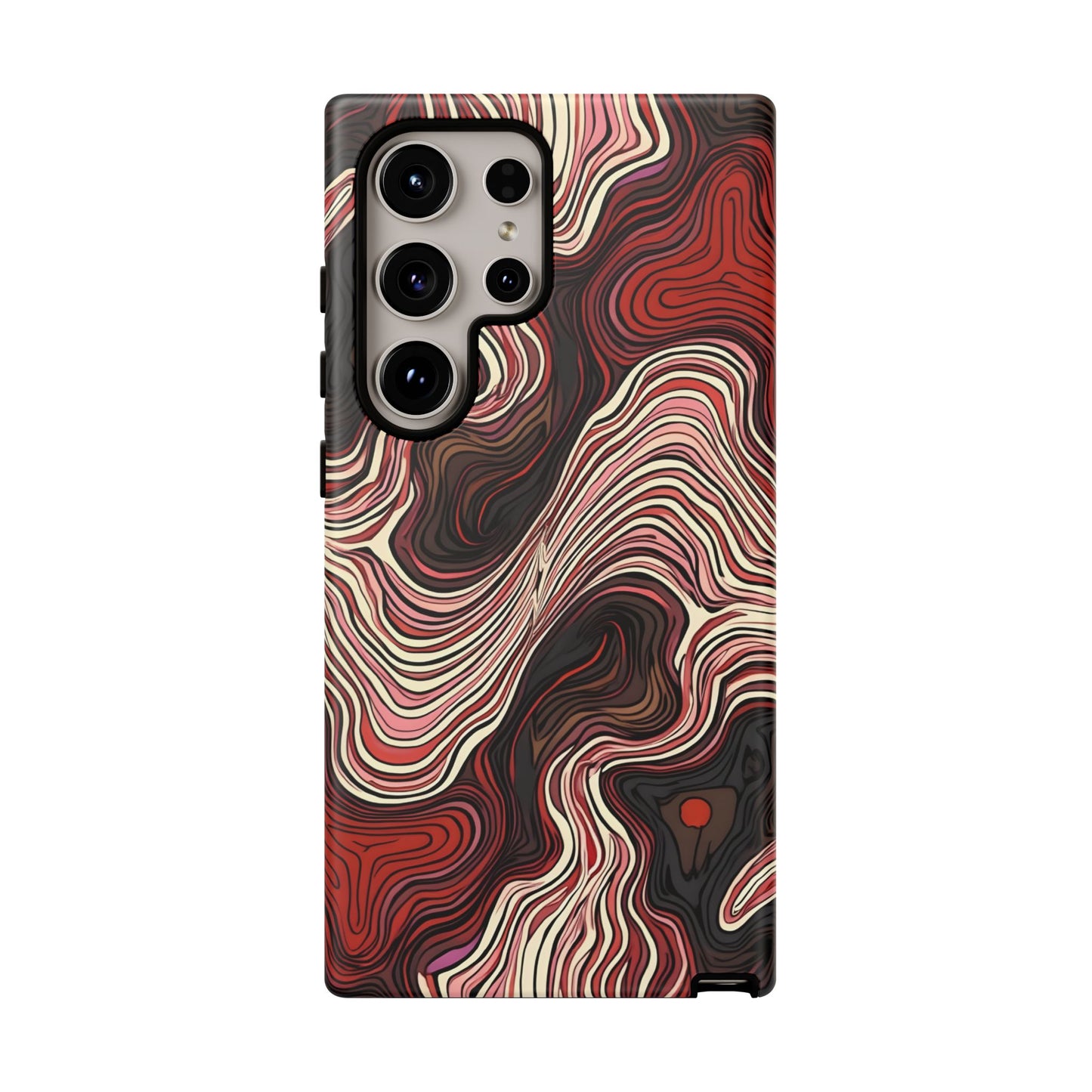 Abstract wavy illusion with swirling lines | Pattern Design