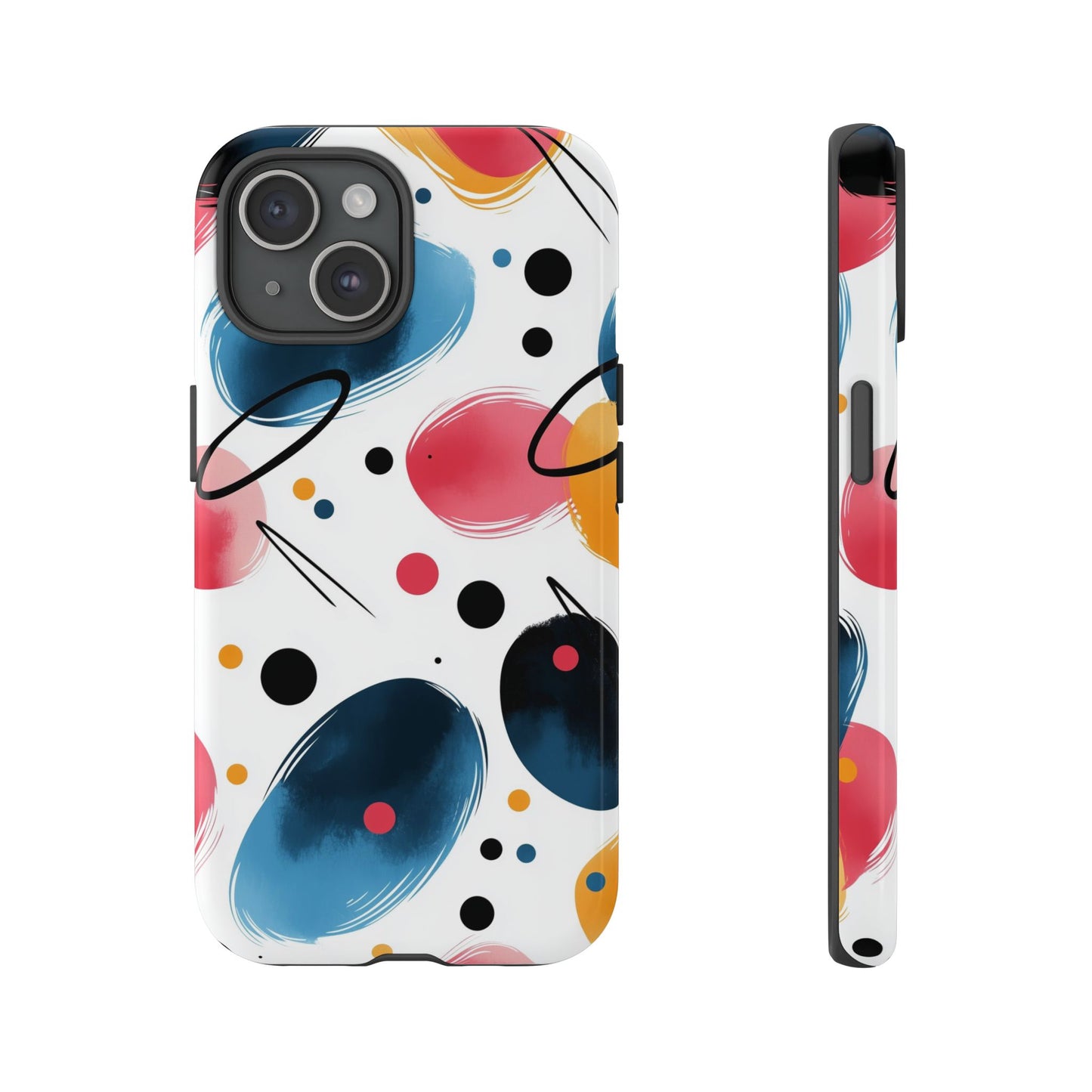 Retro Memphis Vibes – Abstract Art Phone Case for iPhone, google Pixel & Samsung