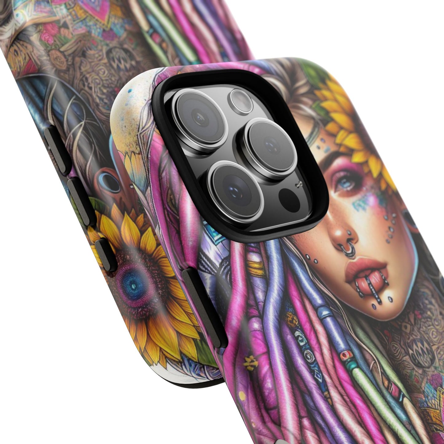 Boho Mandala Goddess – Ethereal Tattoo Art Mobile Cover