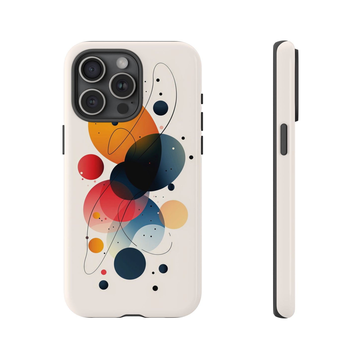 Galactic Echo – Abstract Minimalist Phone Case for iPhone, Samsung & Pixel