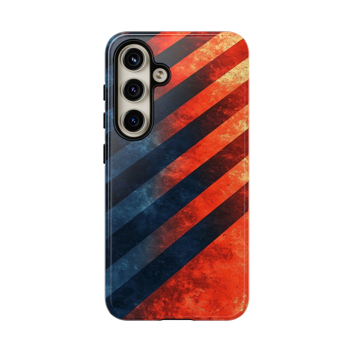 Molten Stripes – Grunge Gradient Abstract Phone Case for iPhone, Samsung & Pixel