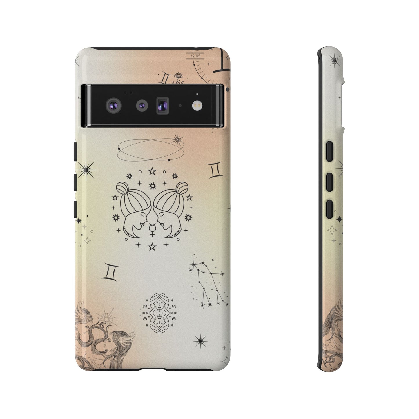 Gemini Zodiac Sign Phone Case β Playful & Dynamic Design for iPhone, Samsung & Google Pixel