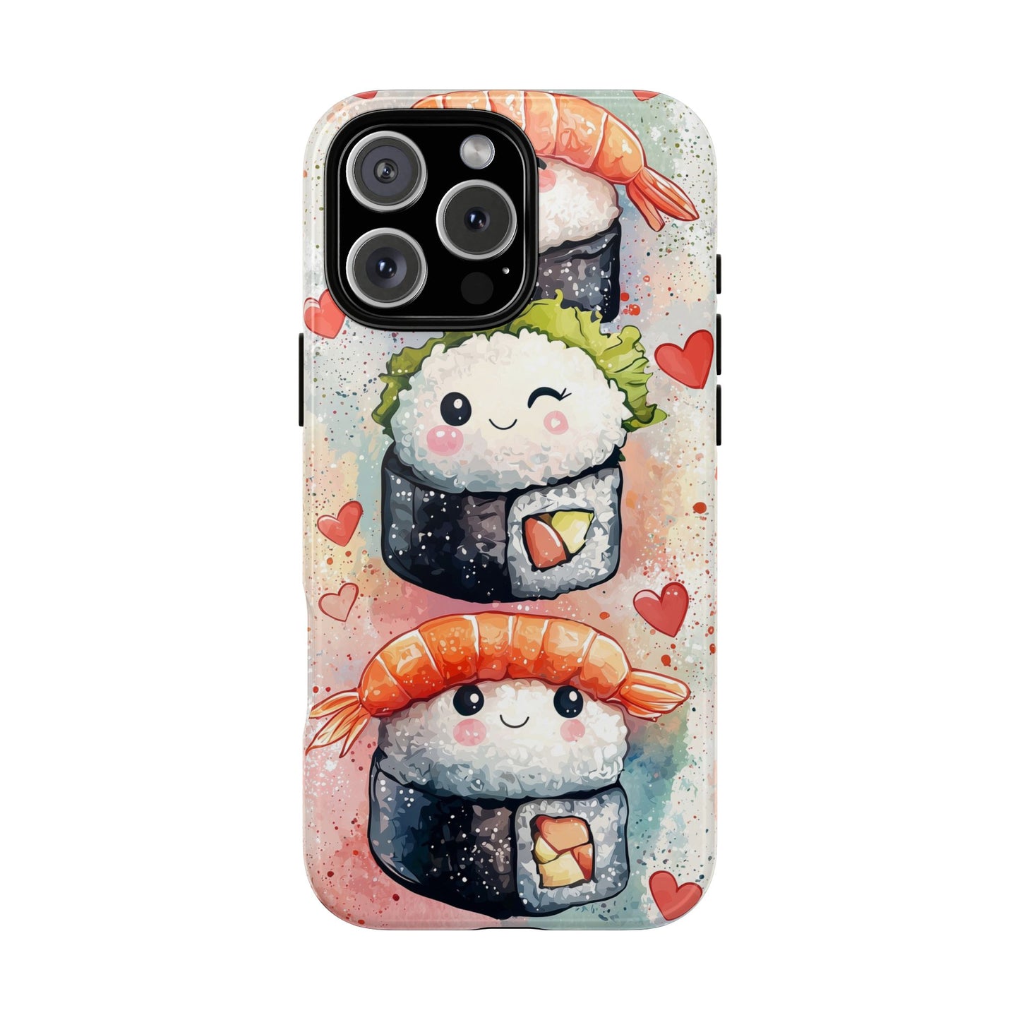 Sweet Sushi Trio - Anime Phone Case Cover for iPhone, Samsung, Google Pixel