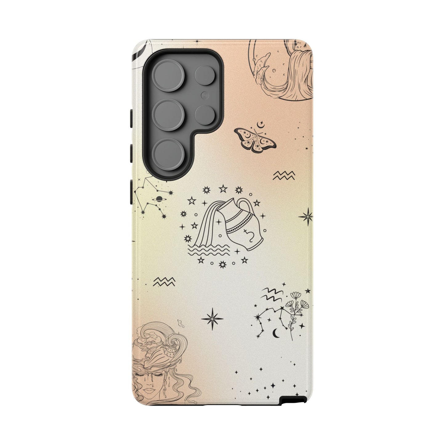 Aquarius Zodiac Sign Phone Case β Futuristic & Unique Design for iPhone, Samsung & Google Pixel