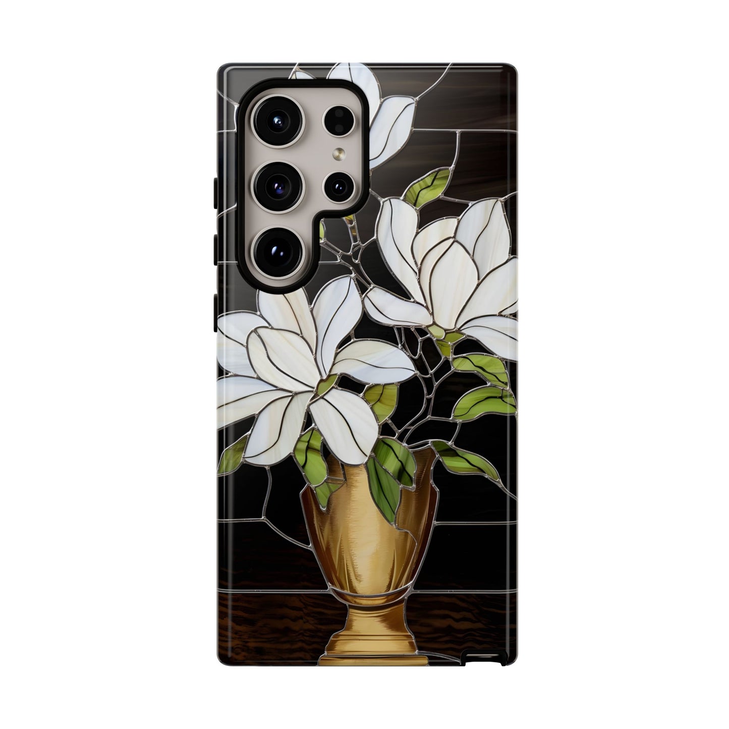 Stained Glass Floral Phone Case