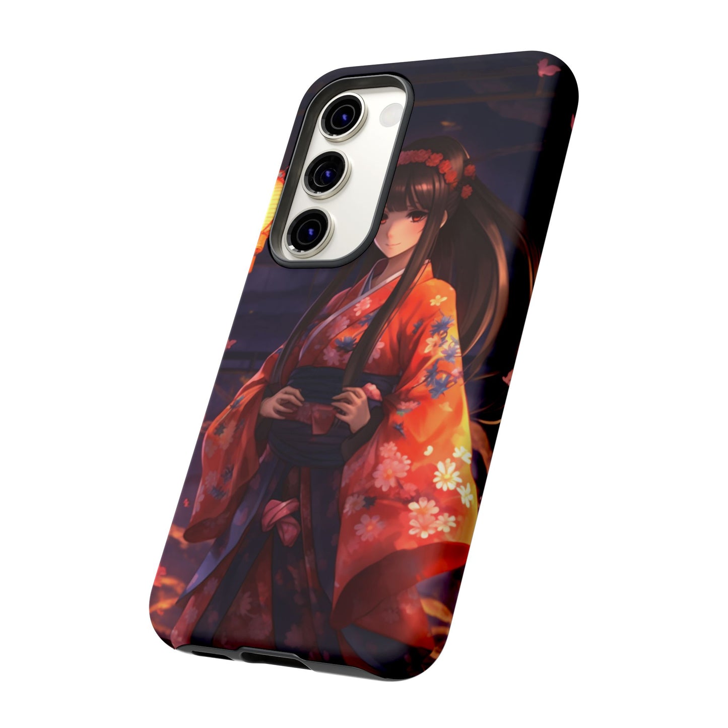 Anime Girl Phone Case - Cute Aesthetic Cover for iPhone, Samsung & Google Pixel, Girly Phone Case, Kawaii Phone Case, Anime Lover Gift