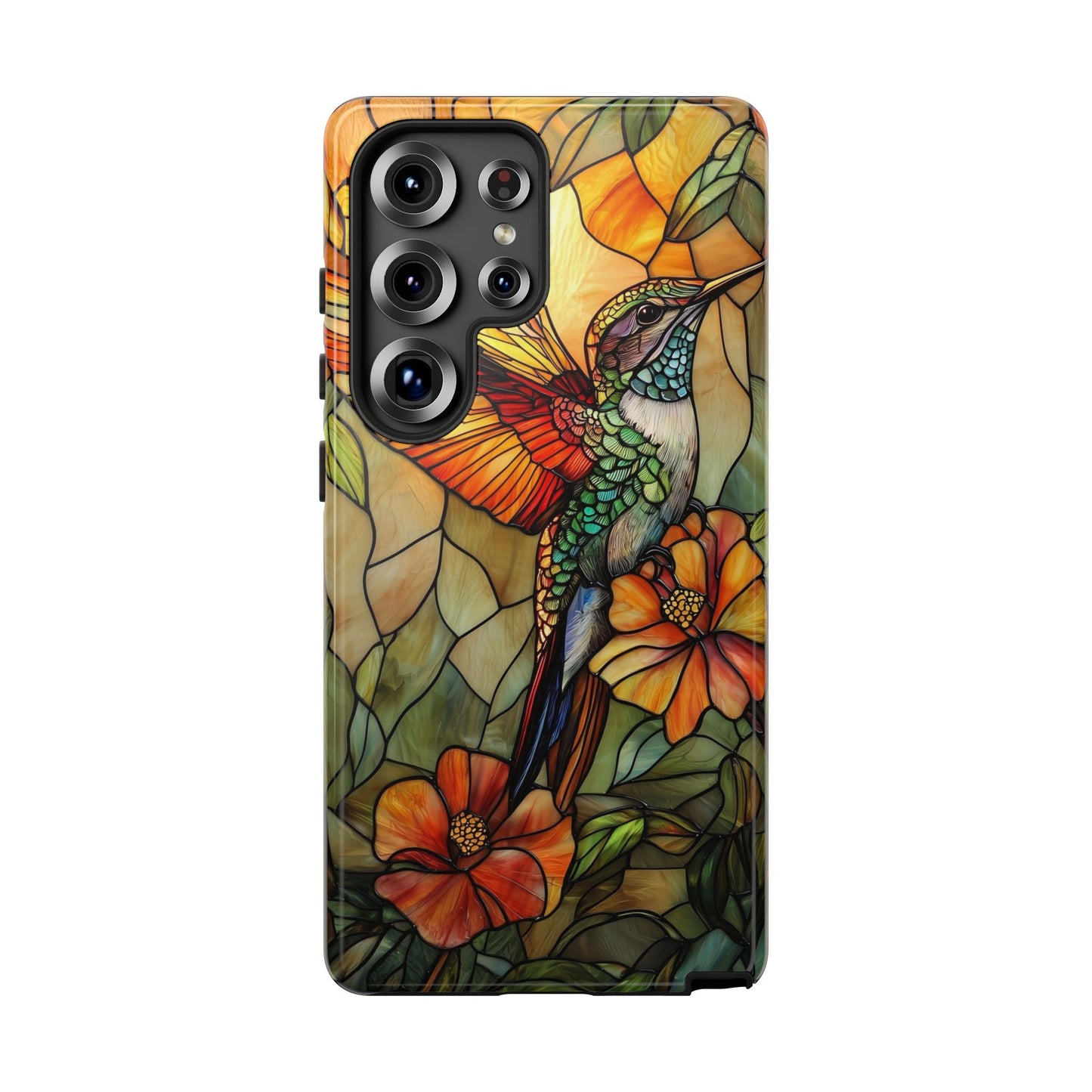 Whispers in Flight – Mosaic Hummingbird Phone Case for iPhone, Samsung & Pixel