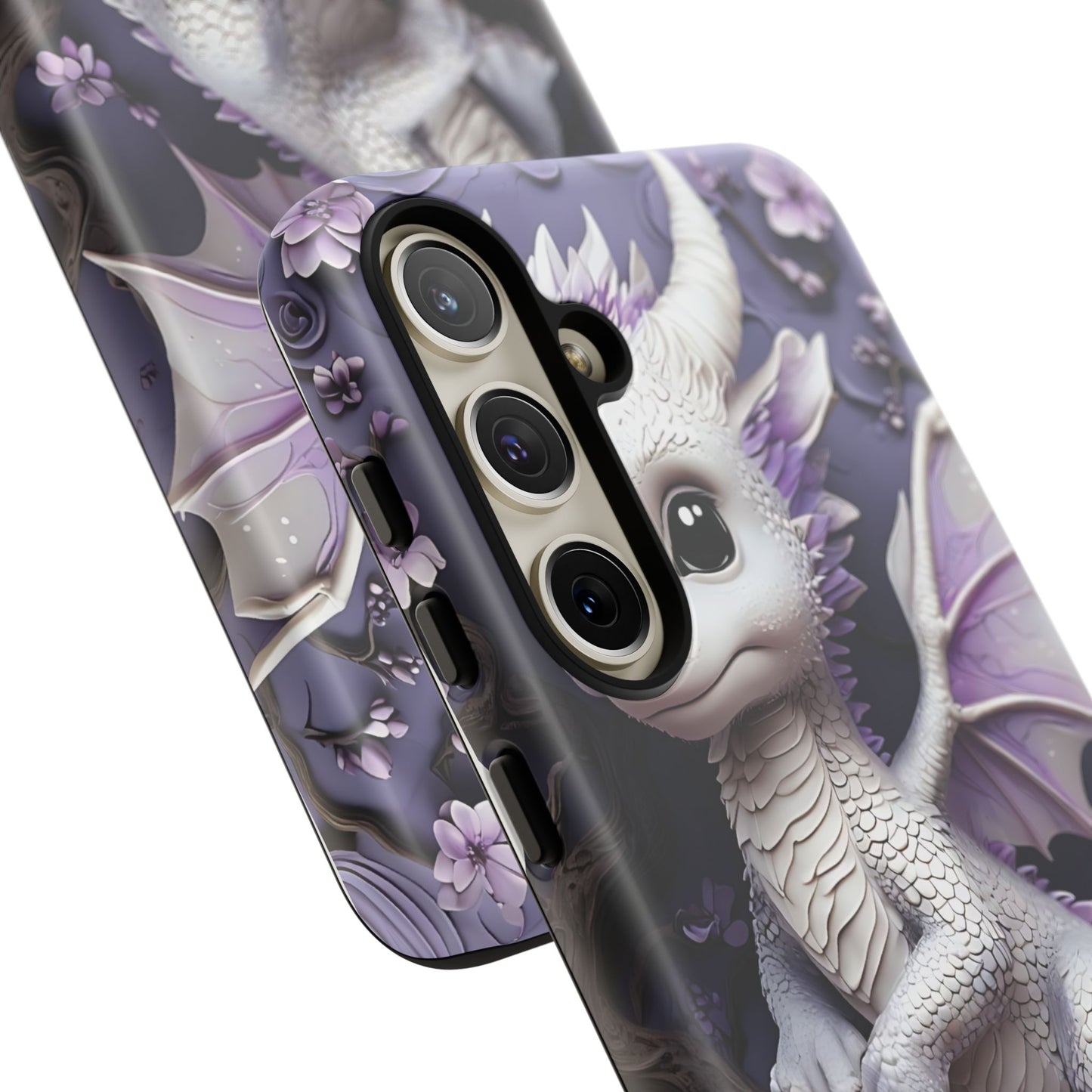 Charming Young Dragon on a Branch Phone Case Design