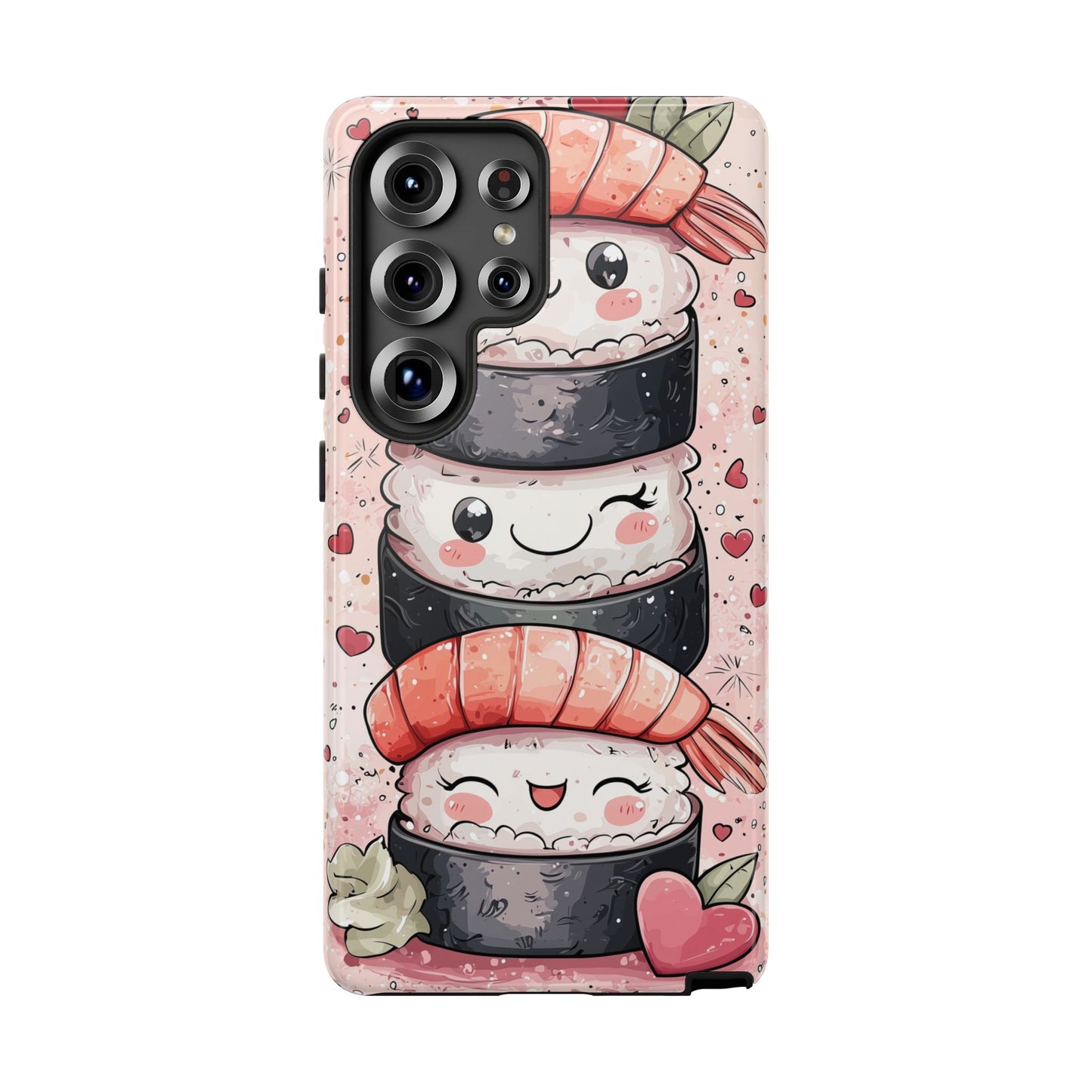 Anime Sushi Stack Phone Case β Cute & Tasty-Inspired Design for iPhone, Samsung, and Google Pixel