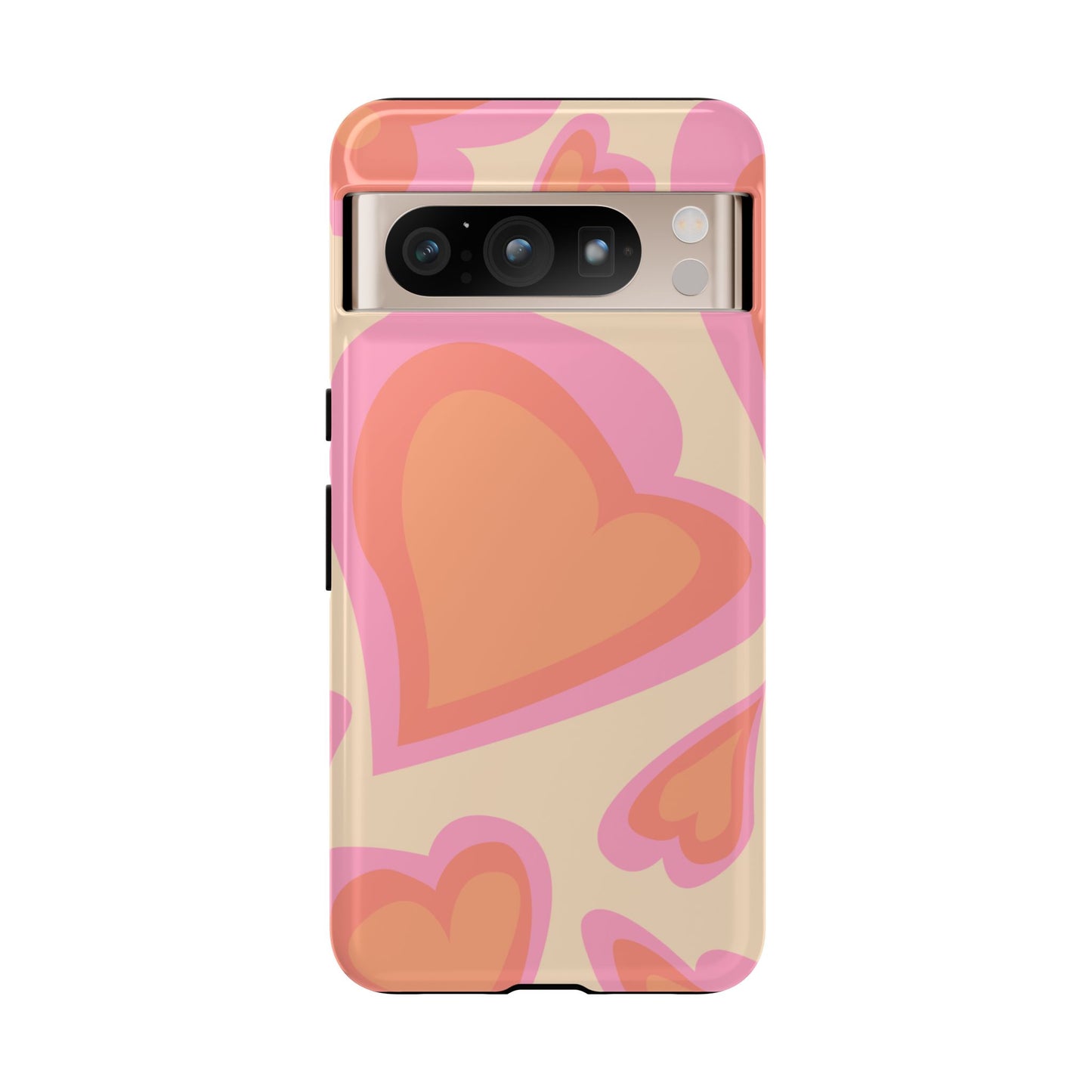 Retro Heart Phone Case – Cute Vintage Aesthetic for iPhone, Samsung & Google Pixel