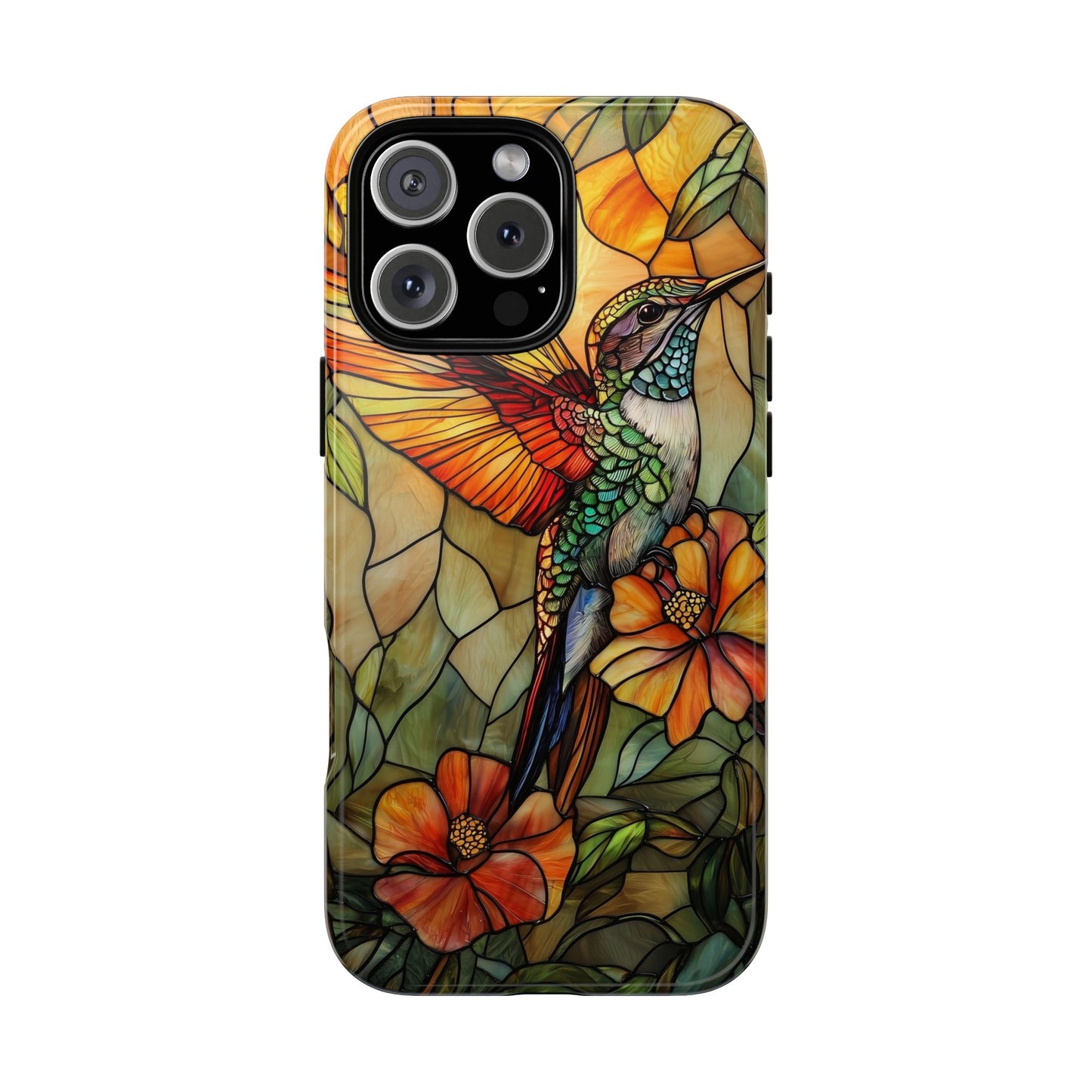 Whispers in Flight – Mosaic Hummingbird Phone Case for iPhone, Samsung & Pixel