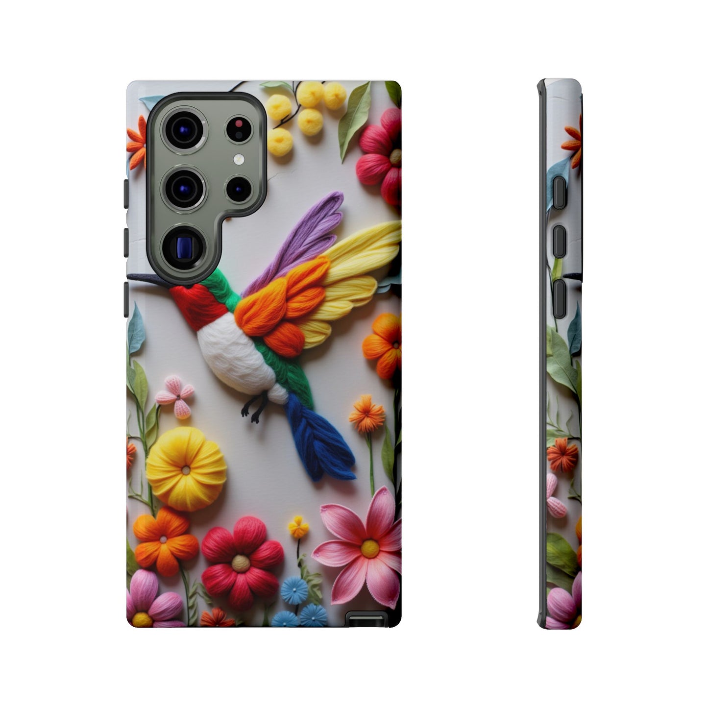 Elegant Hummingbird with Floral Mosaic Design | Nature's Artistic Vibes | Pixel 8 pro