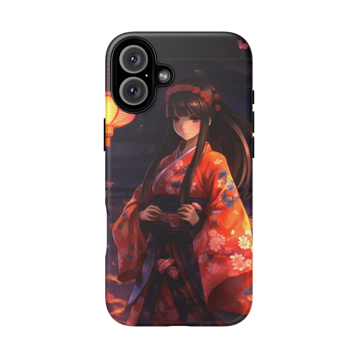 Anime Girl Phone Case - Cute Aesthetic Cover for iPhone, Samsung & Google Pixel, Girly Phone Case, Kawaii Phone Case, Anime Lover Gift