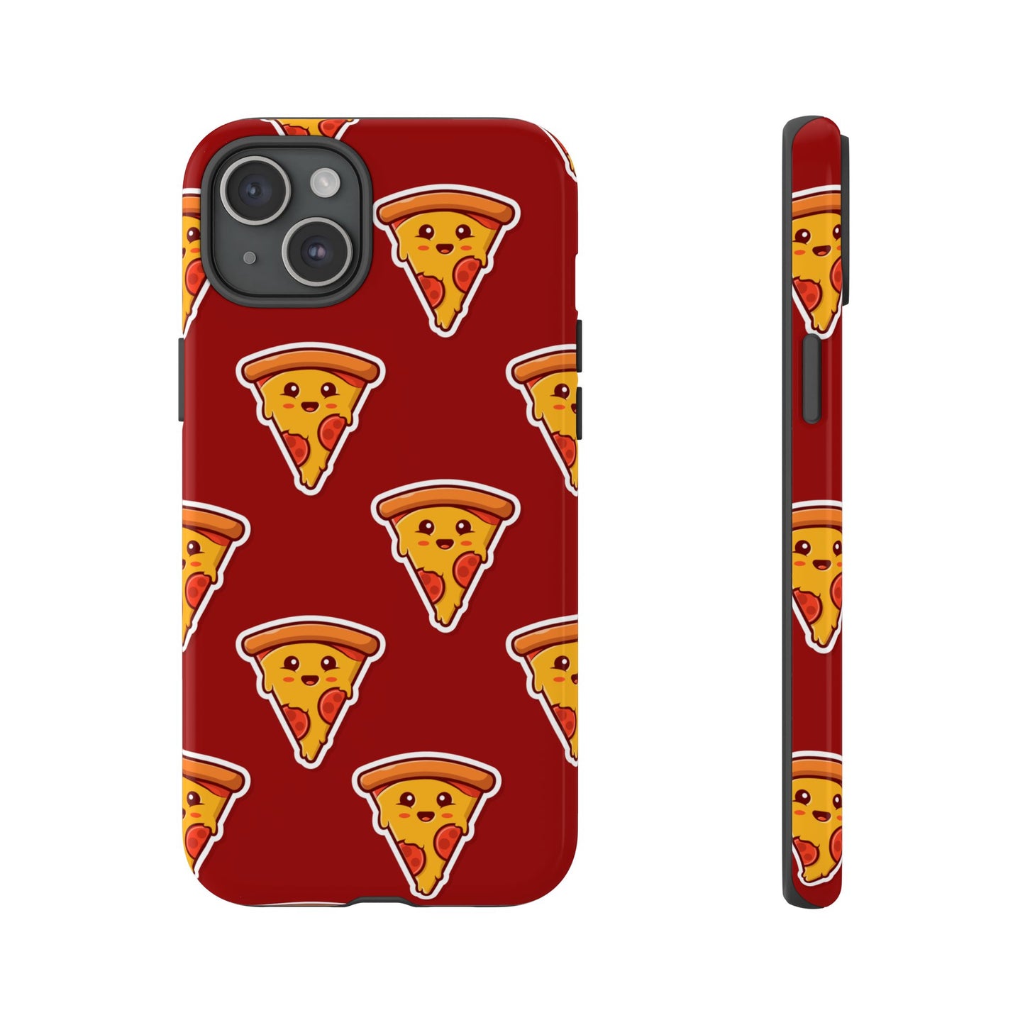 Kawaii Pizza Slice Phone Case – iPhone, Google Pixel, Samsung for iPhone, Samsung & Google Pixel