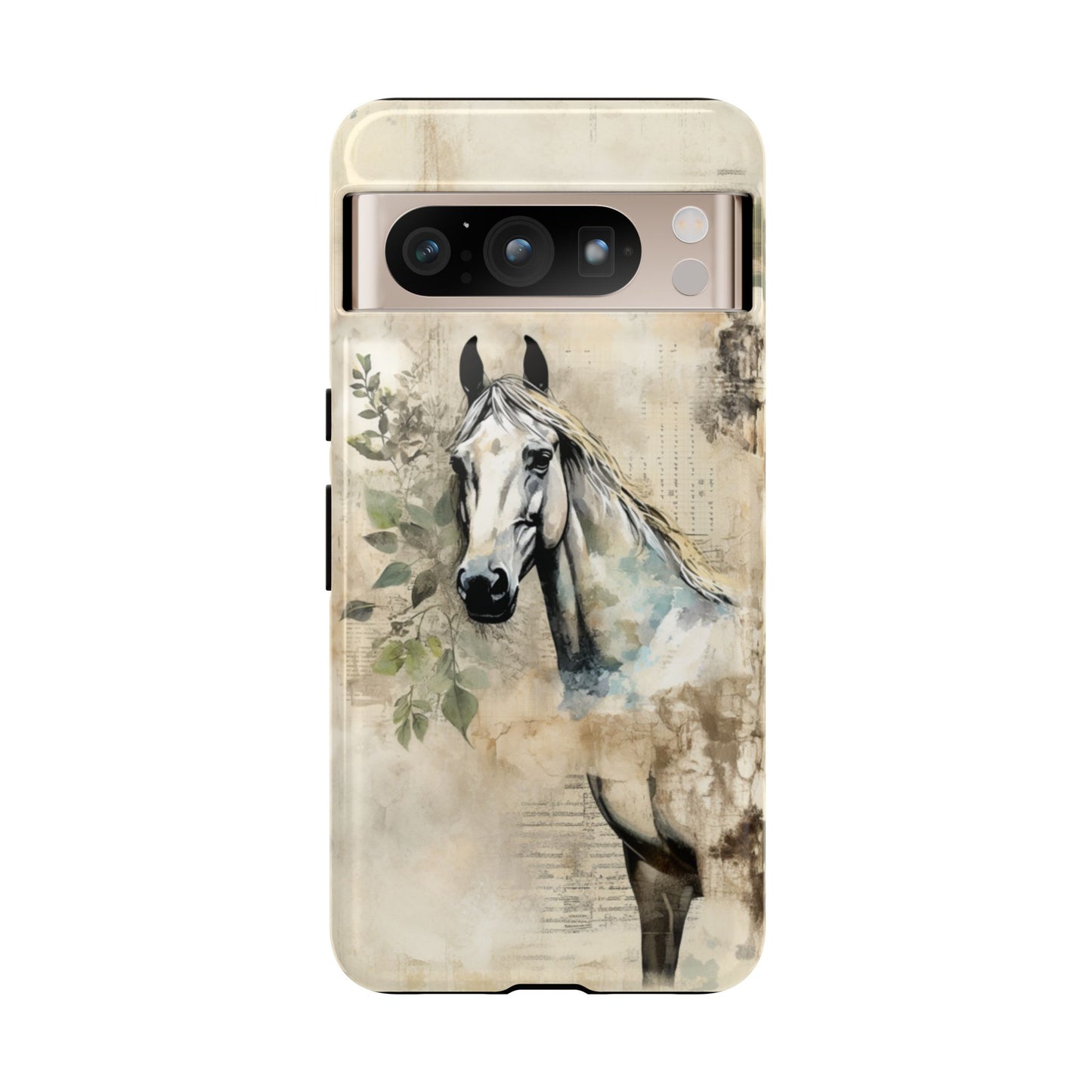 Watercolor Horse Print Phone Case - iPhone, Samsung & Google Pixel Cover - Artistic Equestrian Phone Case, Animal Lover Gift