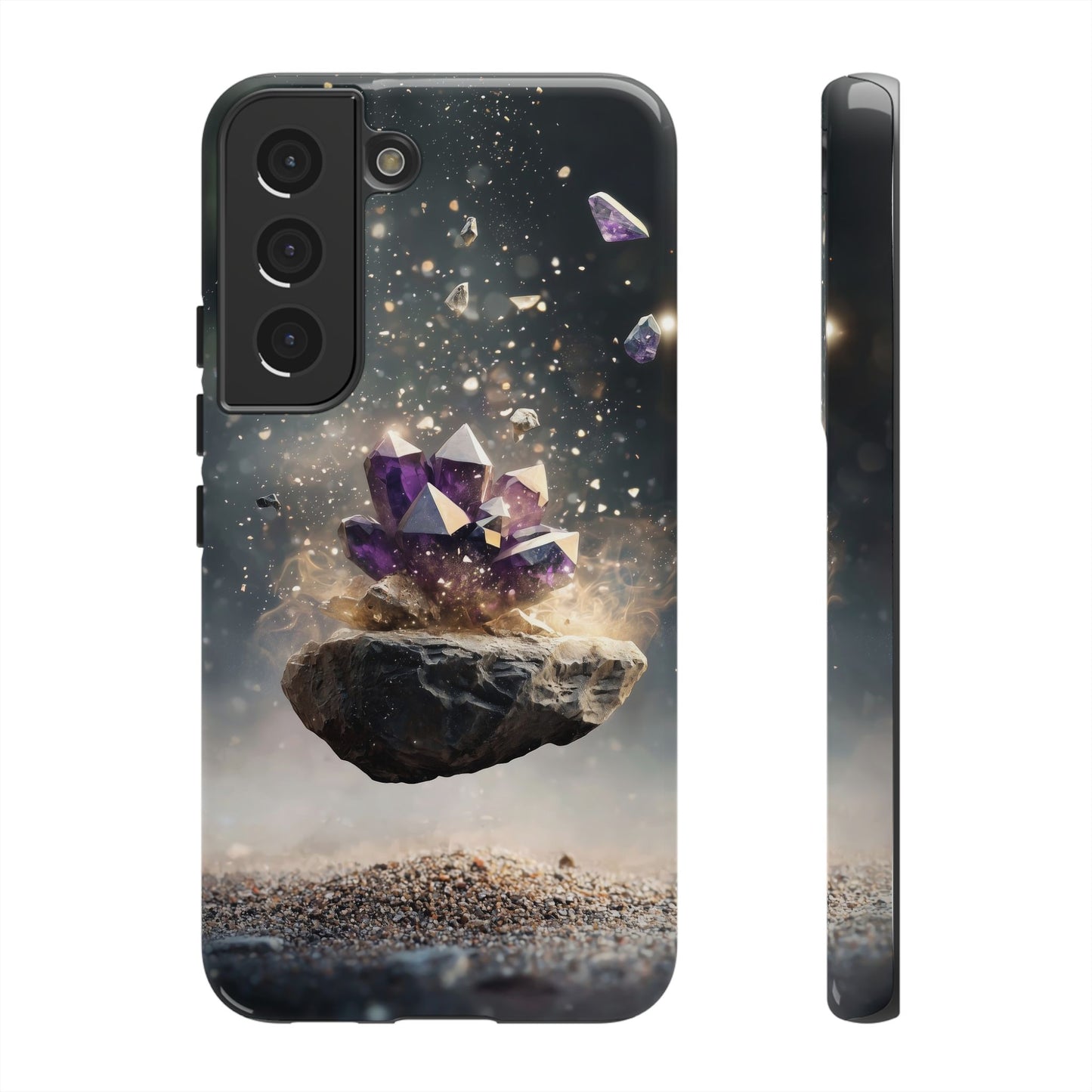 Mystic Amethyst Stones Phone Case for iPhone, Samsung & Google Pixel