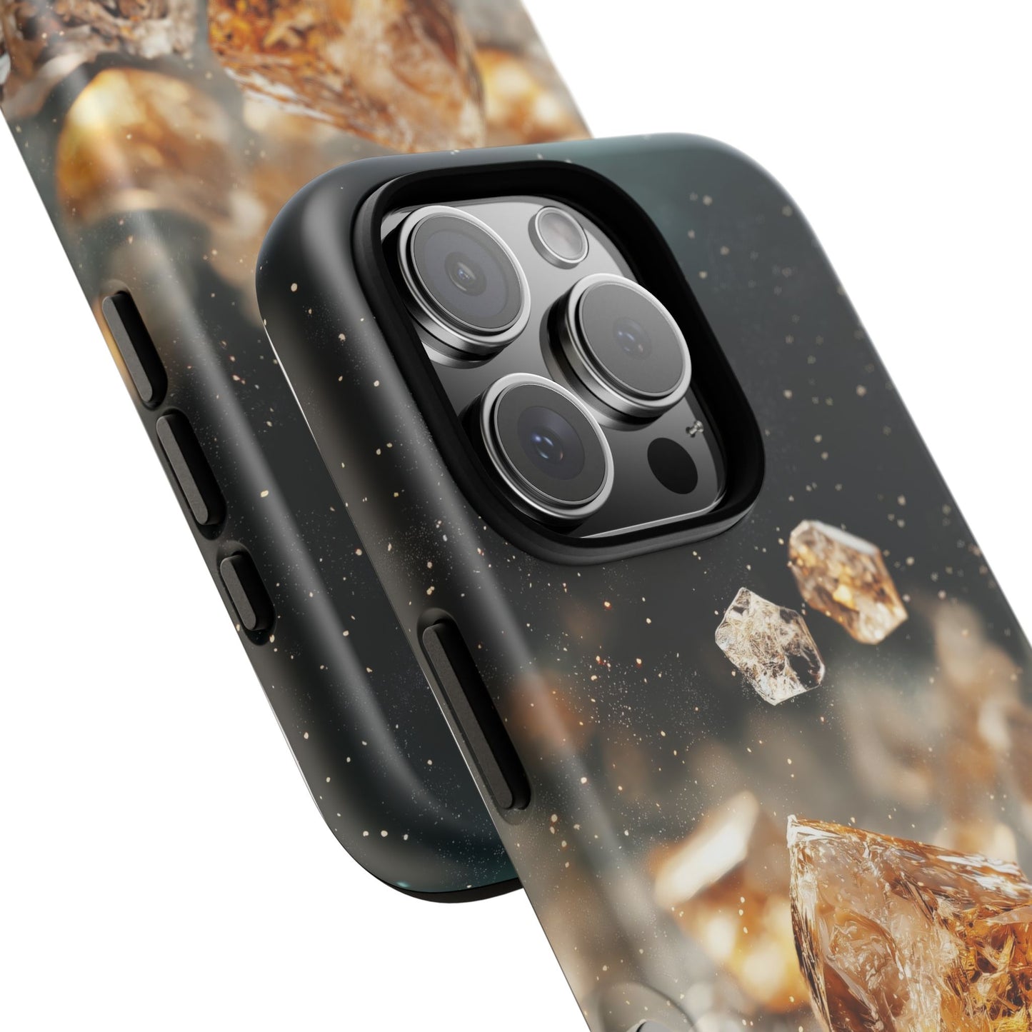 Golden Ember Crystal Phone Case for iPhone, Samsung & Google Pixel