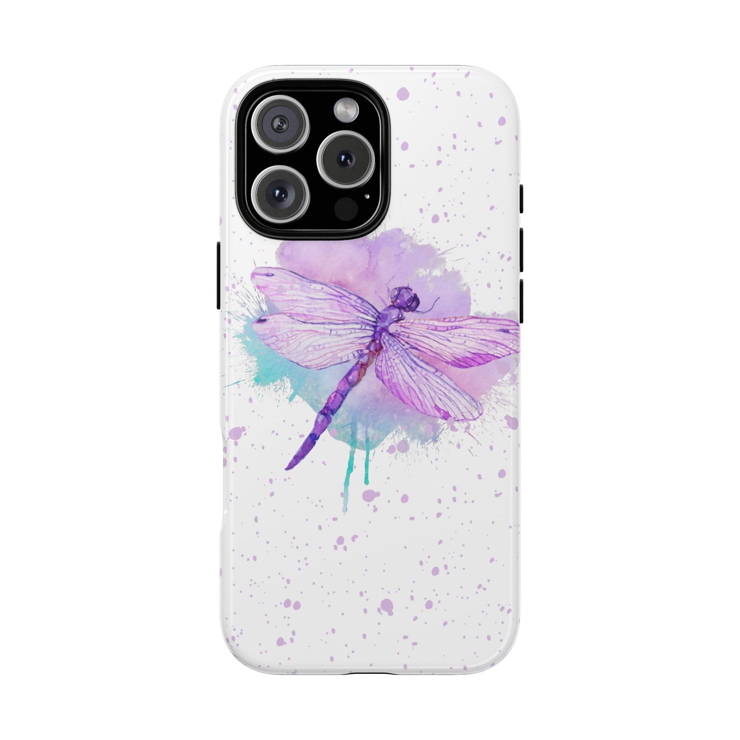 Watercolor Dragonfly Print Phone Case - iPhone, Samsung & Google Pixel Cover - Artistic Phone Case, Insect Lover Gift