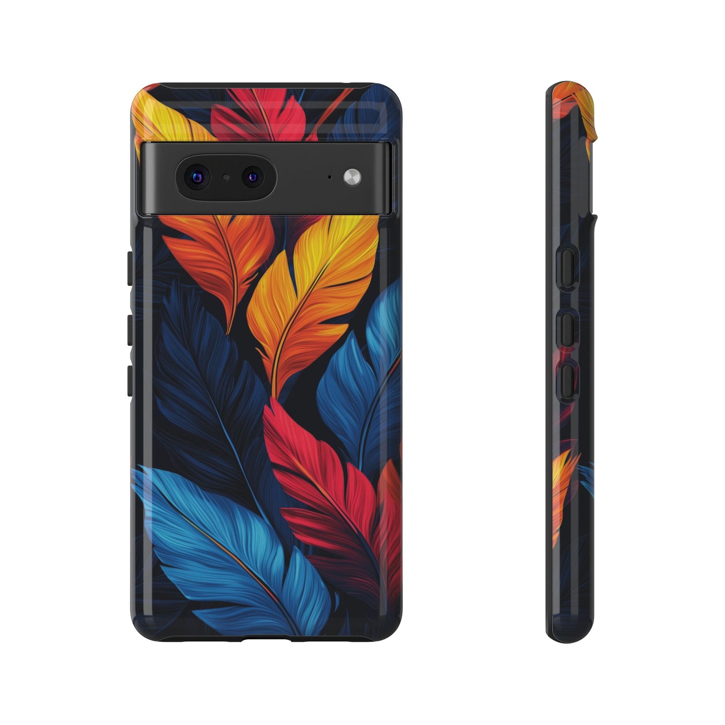 Jungle Toucan Feathers Phone Case β Vibrant & Unique for iPhone, Pixel & Samsung
