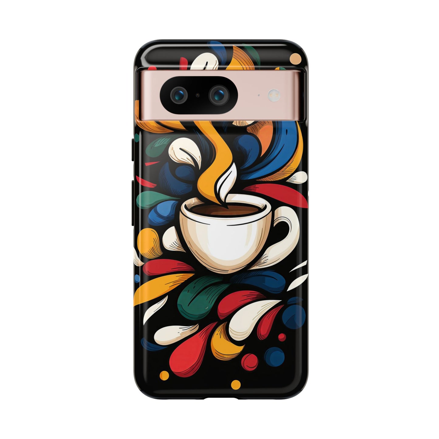 Brewed Blooms – Coffee & Color Floral Case for iPhone, Pixel & Samsung