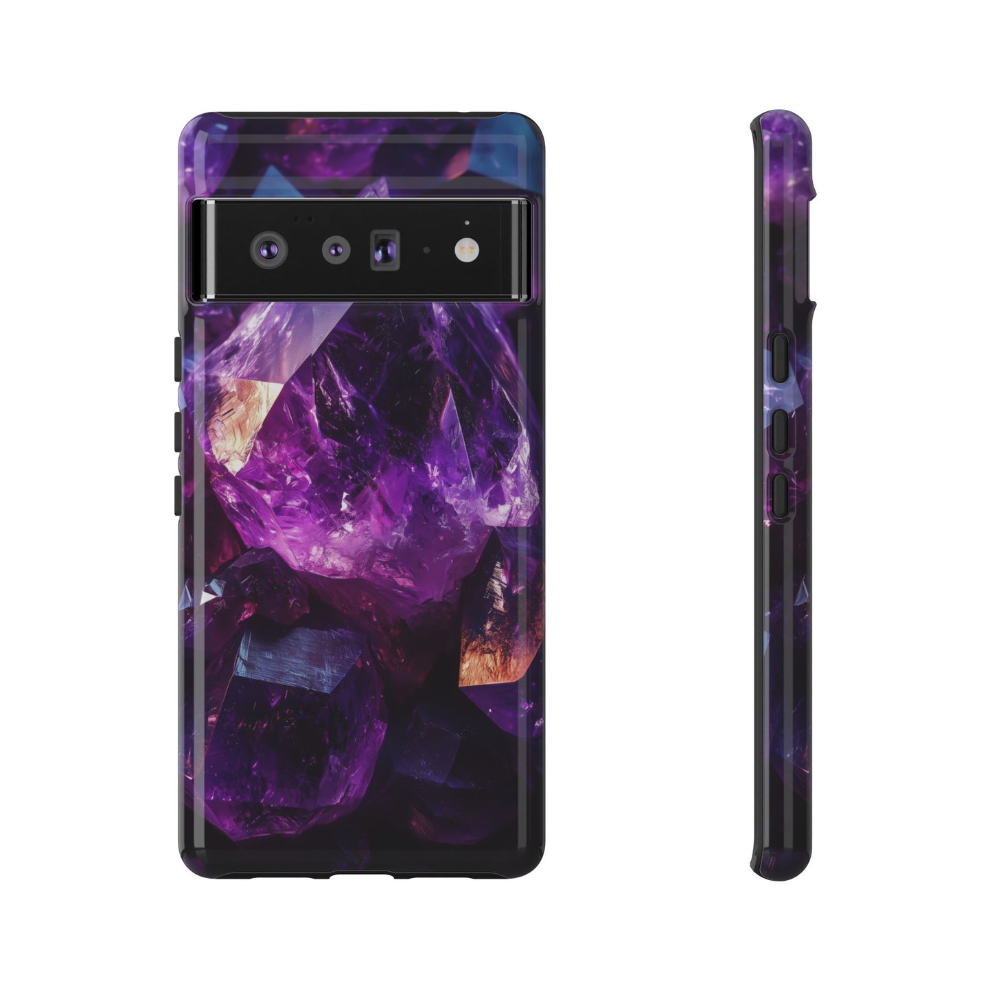 Royal Amethyst Stones Crystals Phone Case for iPhone, Samsung & Google Pixel