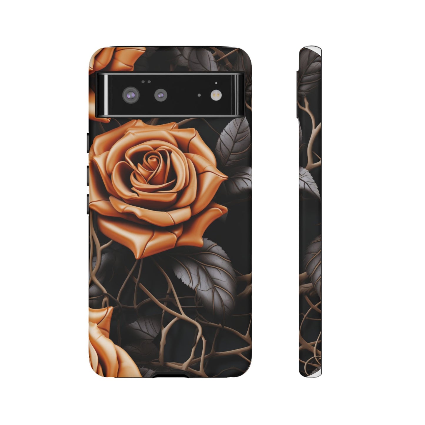 Midnight Gold Rose Mobile Case