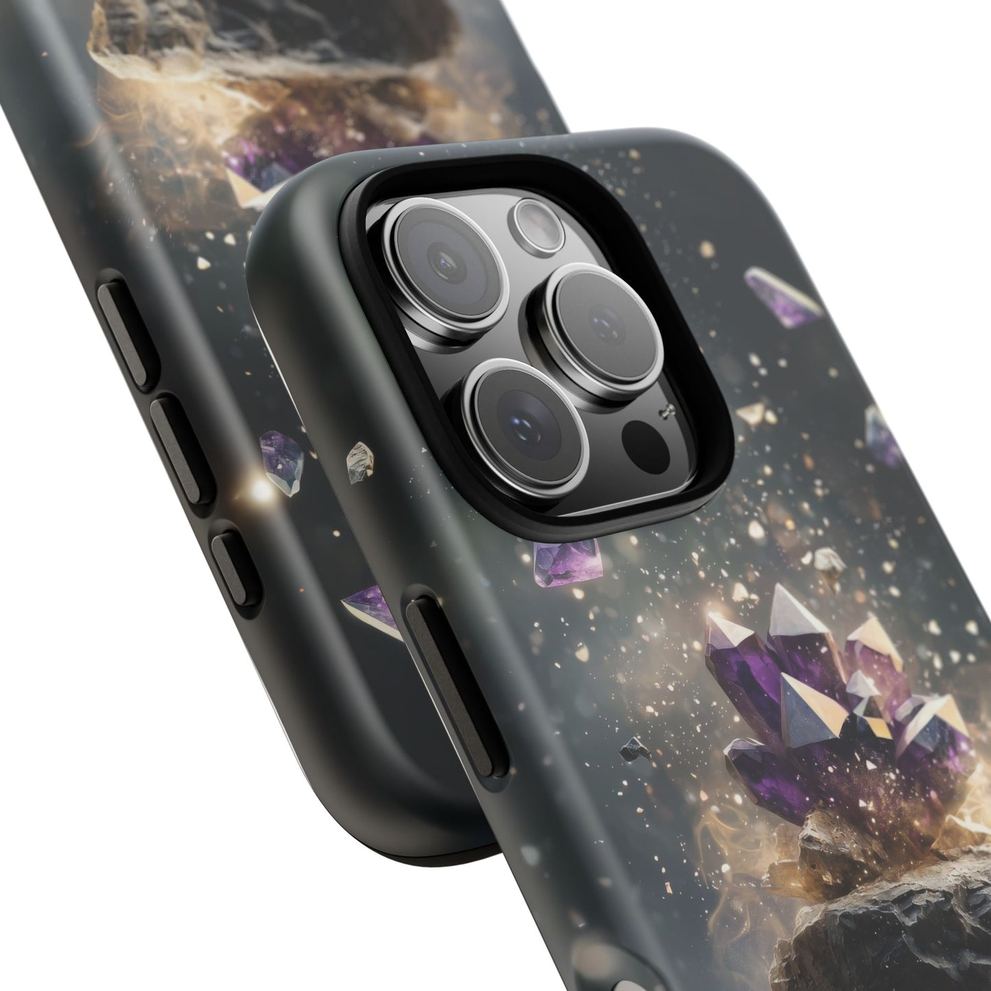Mystic Amethyst Stones Phone Case for iPhone, Samsung & Google Pixel