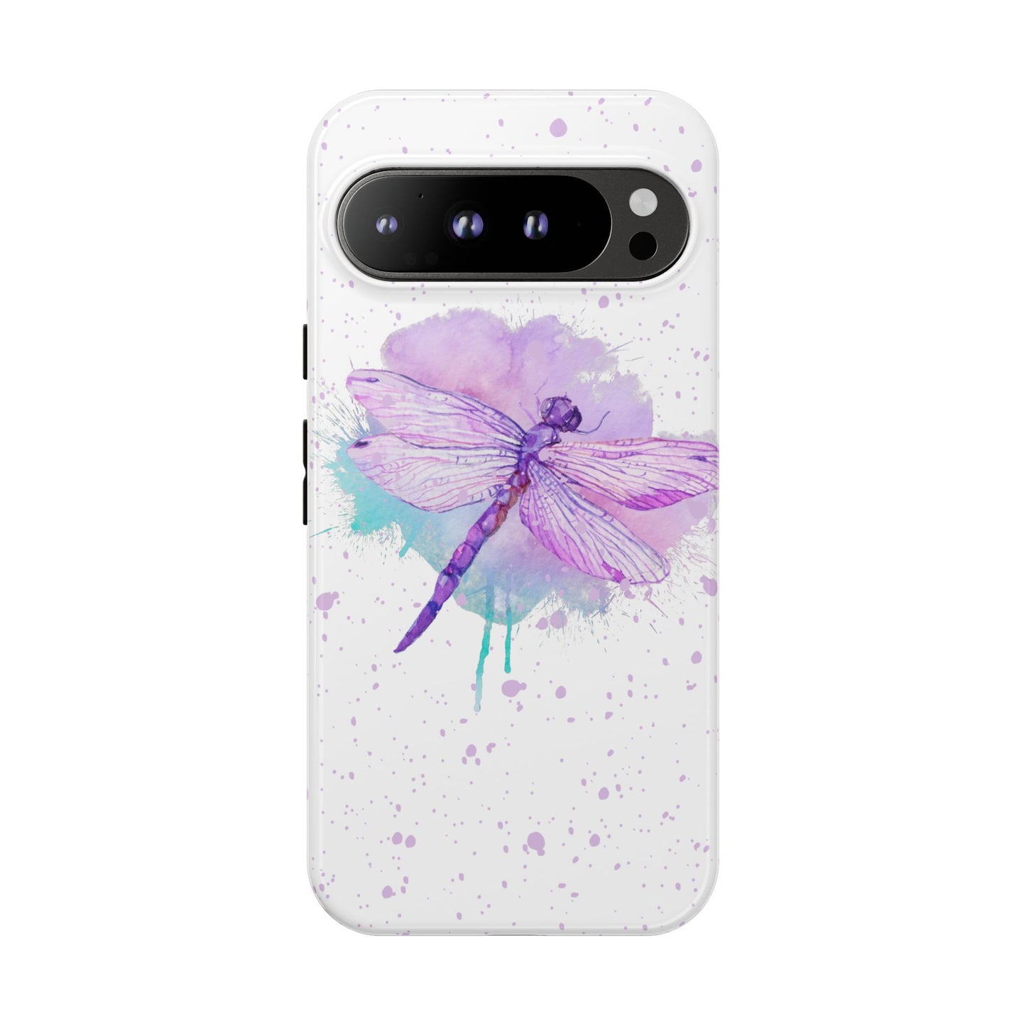 Watercolor Dragonfly Print Phone Case - iPhone, Samsung & Google Pixel Cover - Artistic Phone Case, Insect Lover Gift