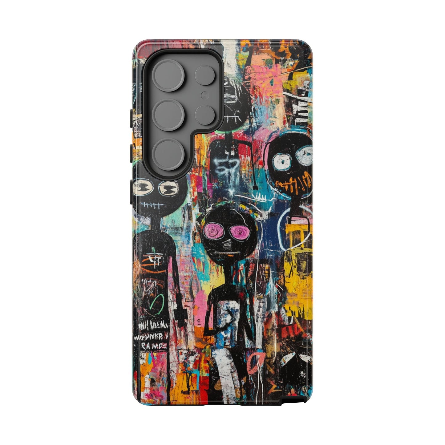 Basquiat Art iPhone Case – Modern Urban Graffiti Design - iPhone, Samsung & Google Pixel Cover - Artistic Painting Case, Art Lover Gift