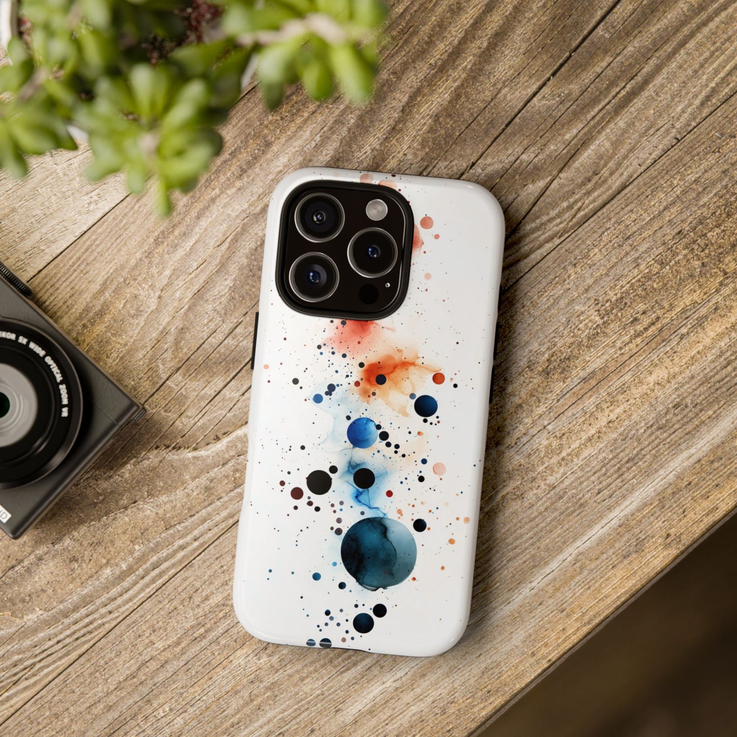 Celestial Splash" – Watercolor Abstract Phone Case for iPhone, google Pixel & Samsung