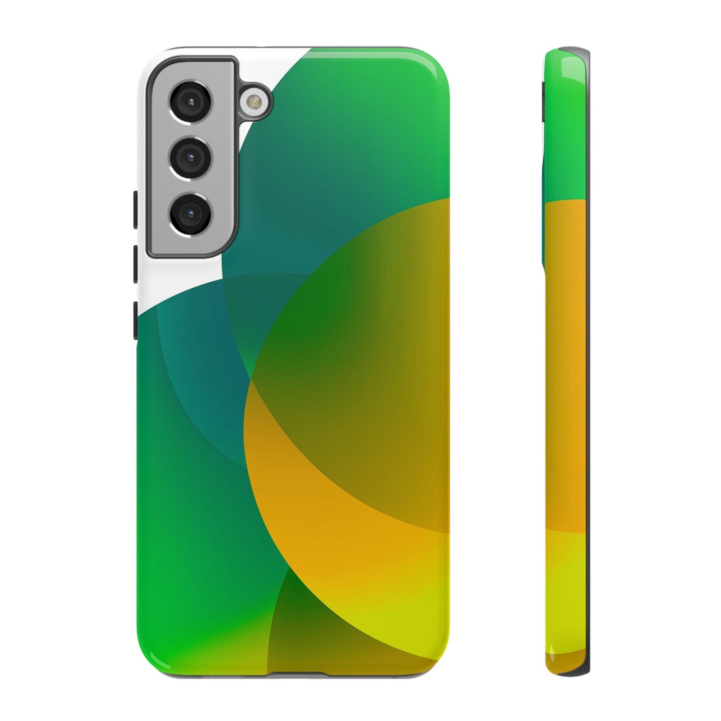 Verdant Bloom – Abstract Gradient Phone Case for iPhone, Samsung & Pixel