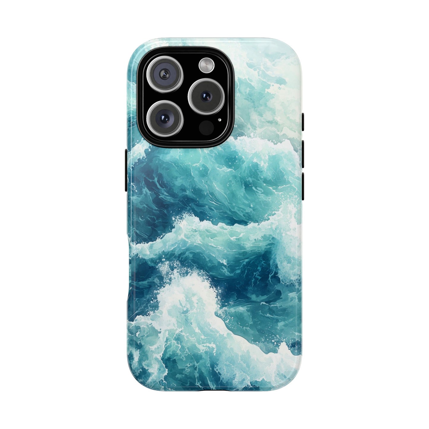 Seafoam Serenity Watercolor Phone Case for iPhone, google Pixel & Samsung