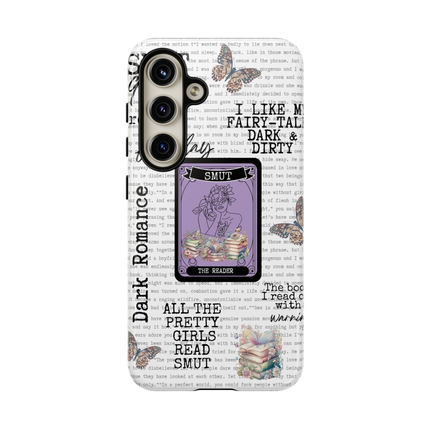 Smut Queen Phone Case β iPhone, Samsung & Google Pixel Cute Bookish Cover, Book Lover Gift